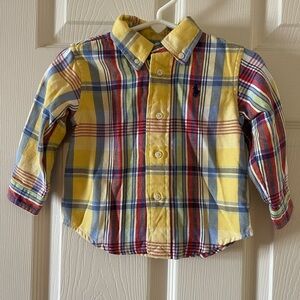 Ralph Lauren dress shirt • Baby 9mo